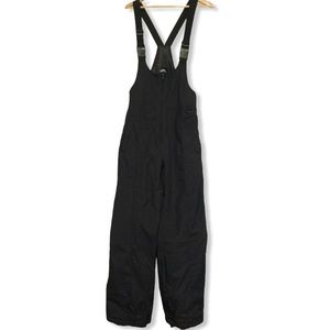 Insulated Snow Bib Overalls Size Large Black Ski